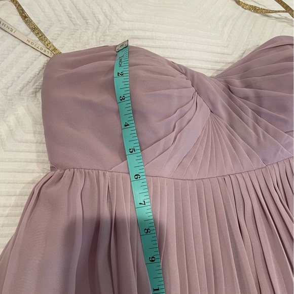 Jenny Yoo Serafina Maternity Dress in Sweet Pea - Picture 7 of 8